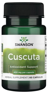 Miniatura de Swanson Cuscuta 400 mg 60 cápsulas cápsulas de apoio antioxidante.