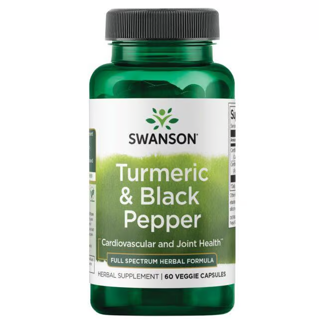 Turmeric & Black Pepper 60 Veggie Capsules