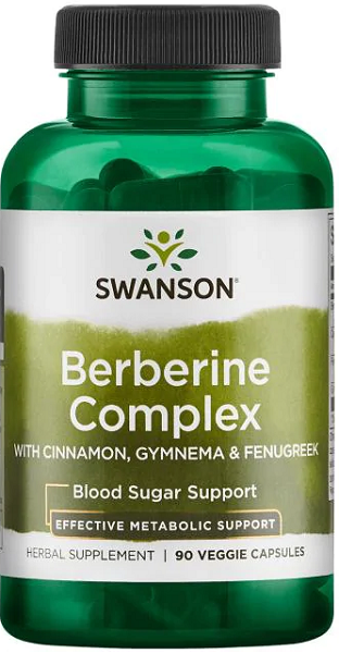Swanson Berberine Complex - 90 cápsulas vegetais.