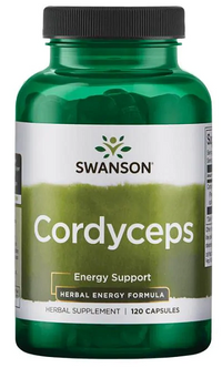 Thumbnail para Swanson Cordyceps - 600 mg 120 cápsulas suplemento energético cápsulas.
