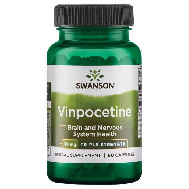 Vinpocetine 30 mg 60 Capsules - Triple Strength