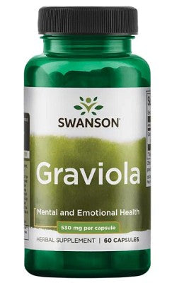 Swanson Graviola - 530 mg 60 cápsulas.