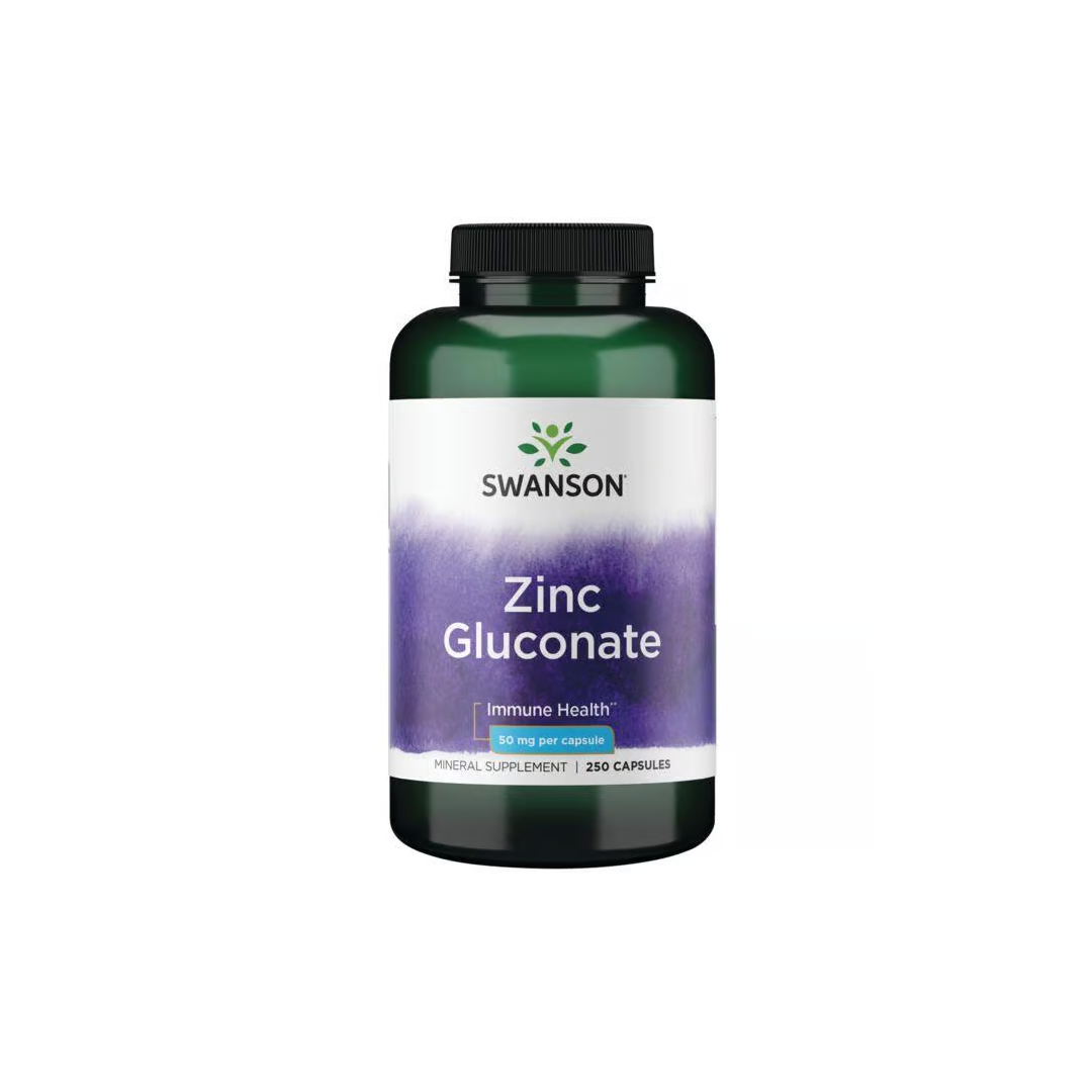 Zinc Gluconate 50 mg 250 Capsules