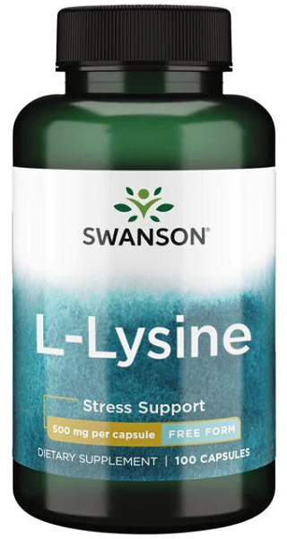 L-Lysine - 500 mg 100 cápsulas - frente 2