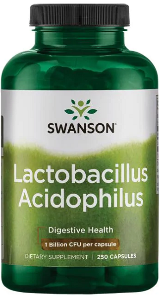 Lactobacillus Acidophilus - 250 cápsulas - frente 2
