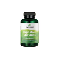 Thumbnail for A bottle of Swanson Digestive Enzymes - 180 tabs, designed to support the digestive process and promote digestive health.