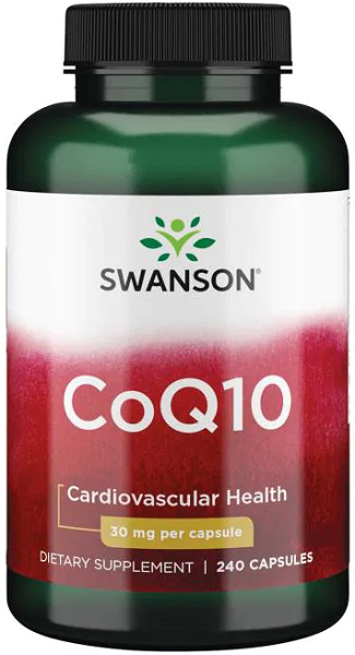 Swanson Coenzima Q1O - 30 mg 240 cápsulas.