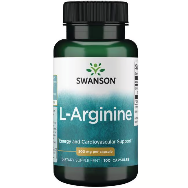 L-Arginine 500 mg 100 Capsules