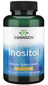 Miniatura de um frasco de Swanson Inositol - 650 mg 100 cápsulas.