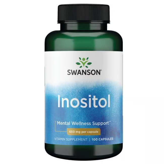 Inositol 650 mg 100 Capsules