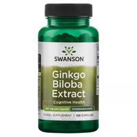 Thumbnail for Ginkgo Biloba Extract 60 mg 120 Capsules