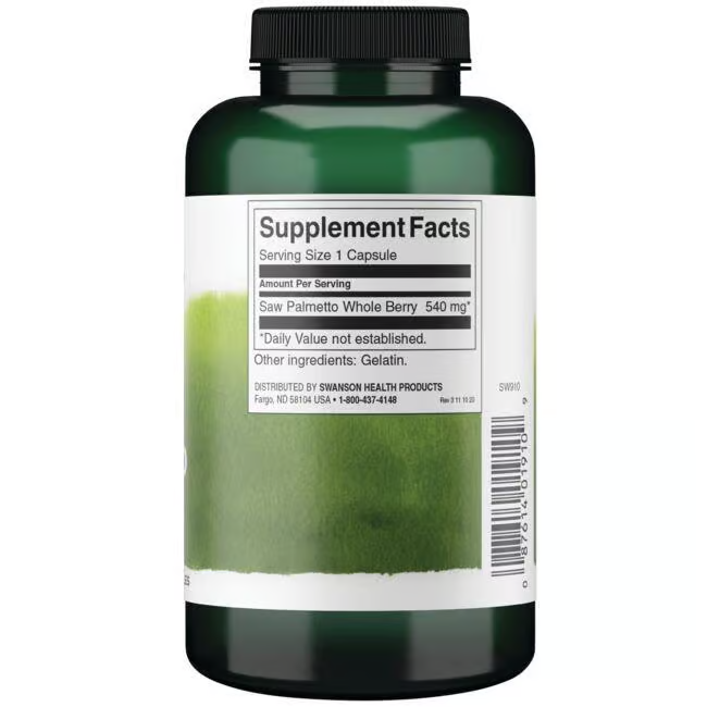 Saw Palmetto 540 mg 250 Capsules