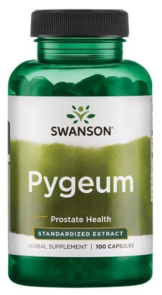 Swanson oferece Pygeum - 500 mg 100 cápsulas especificamente formuladas para a saúde das vias urinárias e da próstata.
