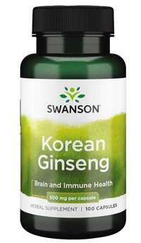 Miniatura de Ginseng coreano - 500 mg 100 cápsulas - frente 2