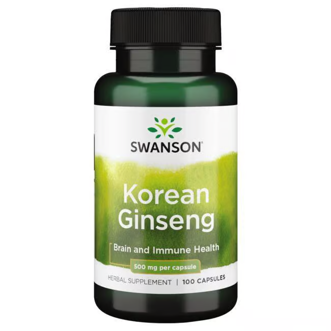 Korean Ginseng 500 mg 100 Capsules