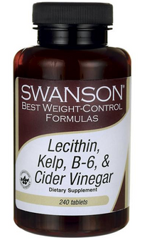Miniatura de Lecitina, algas, B6 e vinagre de sidra - 240 comprimidos - frente 2