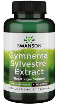 Miniatura de Swanson Extrato de Gymnema Sylvestre - 300 mg 120 cápsulas.