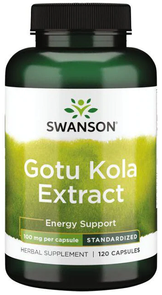 Swanson Extrato de Gotu Kola - 100 mg 120 cápsulas.