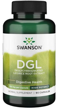 Miniatura de Swanson DGL Alcaçuz desglicirrizado - 750 mg 90 cápsulas.