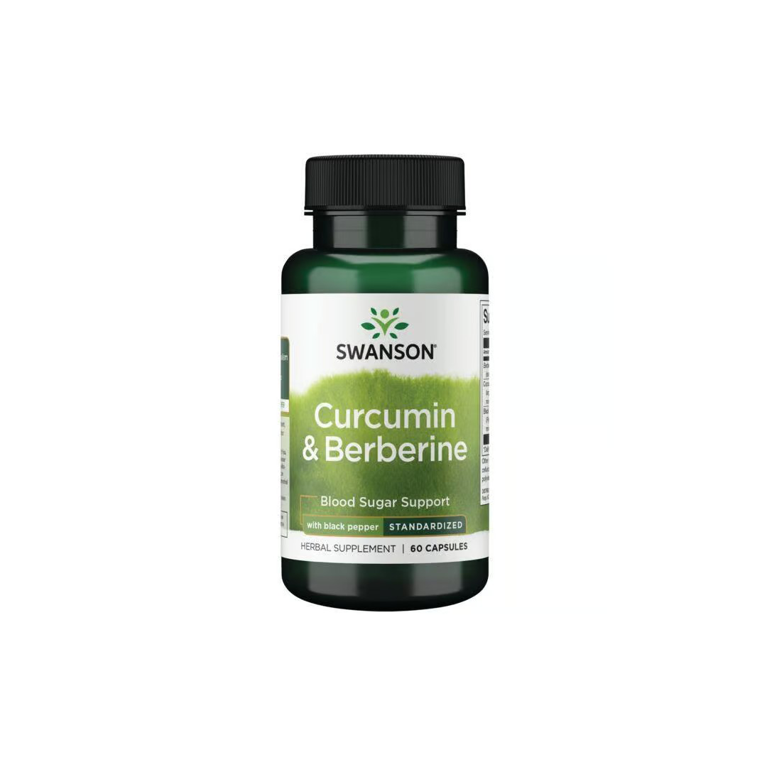 Curcumin & Berberine with Black Pepper 60 Capsules