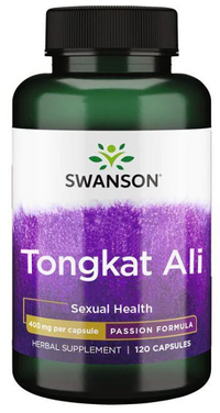 Thumbnail for Melhora a tua resistência e vigor com Swanson Tongkat Ali - 400 mg 120 cápsulas, um suplemento poderoso para a saúde hormonal e o desejo sexual.