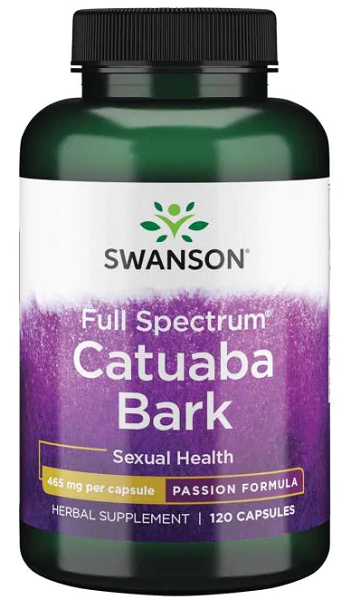 Swanson Casca de Catuaba - 465 mg 120 cápsulas.