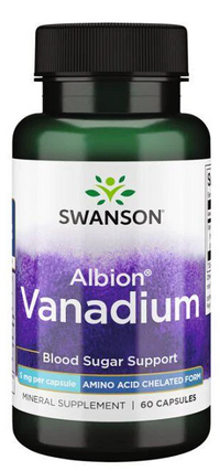 Miniatura de Swanson Albion Vanádio Quelatado - 5 mg 60 cápsulas.