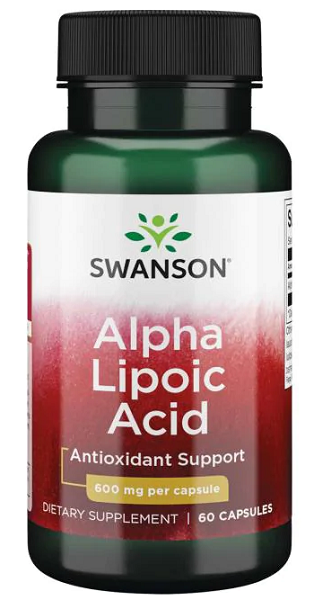 Ácido alfa-lipóico - 600 mg 60 cápsulas - frente 2