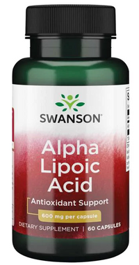 Miniatura de Ácido alfa-lipóico - 600 mg 60 cápsulas - frente 2
