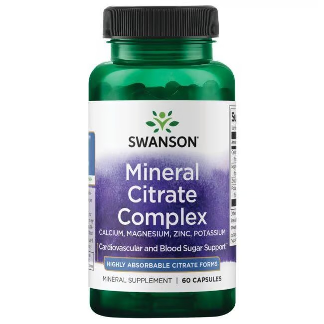 Mineral Citrate Complex 60 Capsules