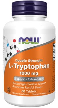 Miniatura de L-Tryptophan, Força Dupla 1000 mg 60 Comprimidos - frente 2