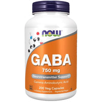Thumbnail for GABA 750 mg 200 Veg Capsules - front 2