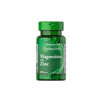 Miniatura de Um frasco de Puritan's Pride Magnesium with zinc 100 tablets.
