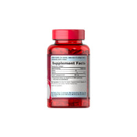 Miniatura de um frasco de Coenzima Q10 600 mg 60 cápsulas moles de libertação rápida Q-SORB™ suplementos por Puritan's Pride num fundo branco.
