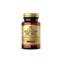 Miniatura de Um frasco de Solgar Selénio 100 mcg 100 comprimidos L-Selenometionina, um antioxidante que reforça o sistema imunitário.