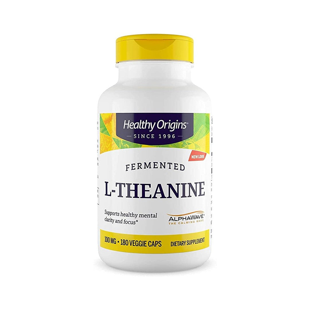 L-Teanina 100 mg (AlphaWave) 180 cápsulas vegetais - frente