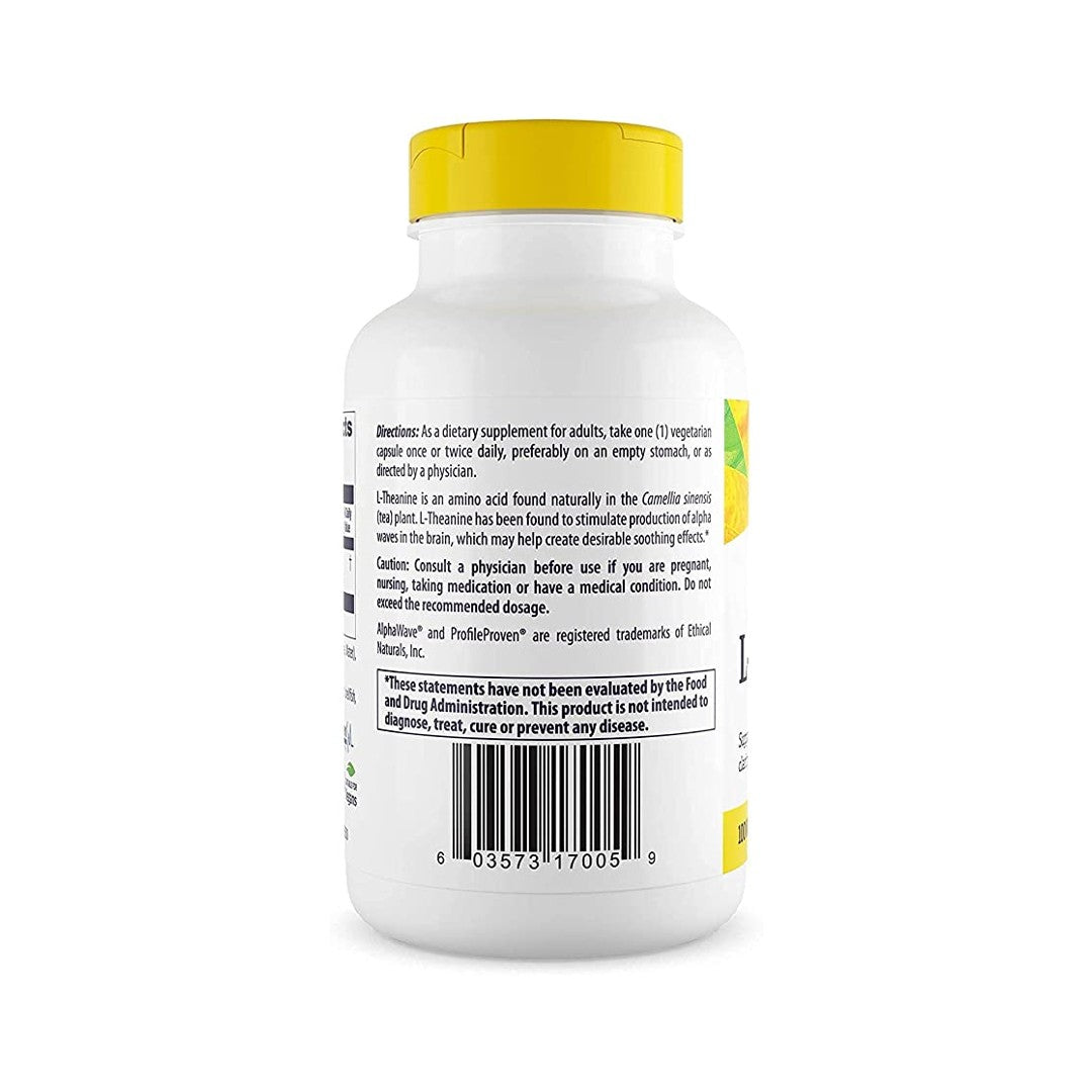 L-Teanina 100 mg (AlphaWave) 180 cápsulas vegetais - voltar