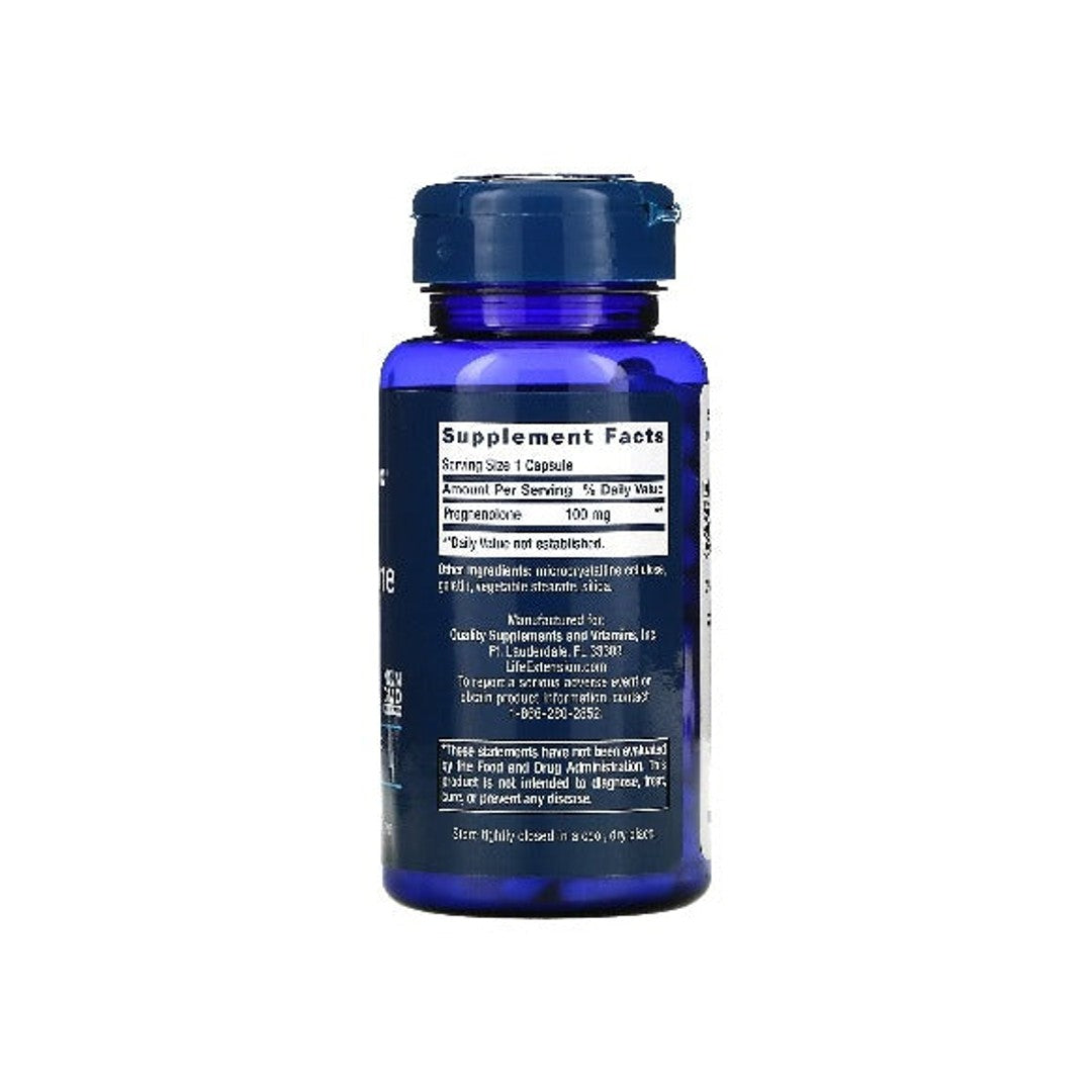 Pregnenolone 100 mg 100 cápsulas - Informação sobre o suplemento