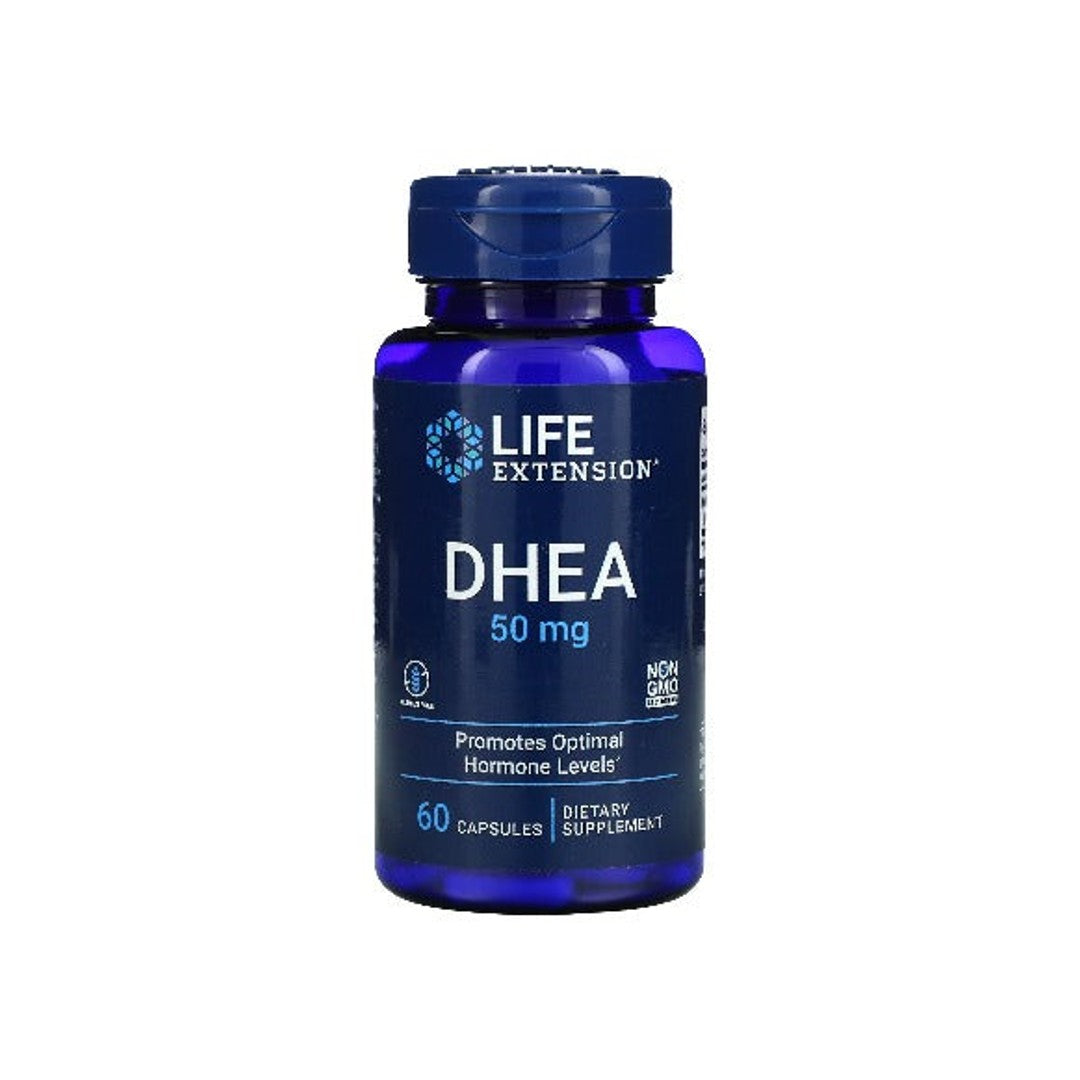 Life Extension DHEA 50 mg 60 cápsulas.