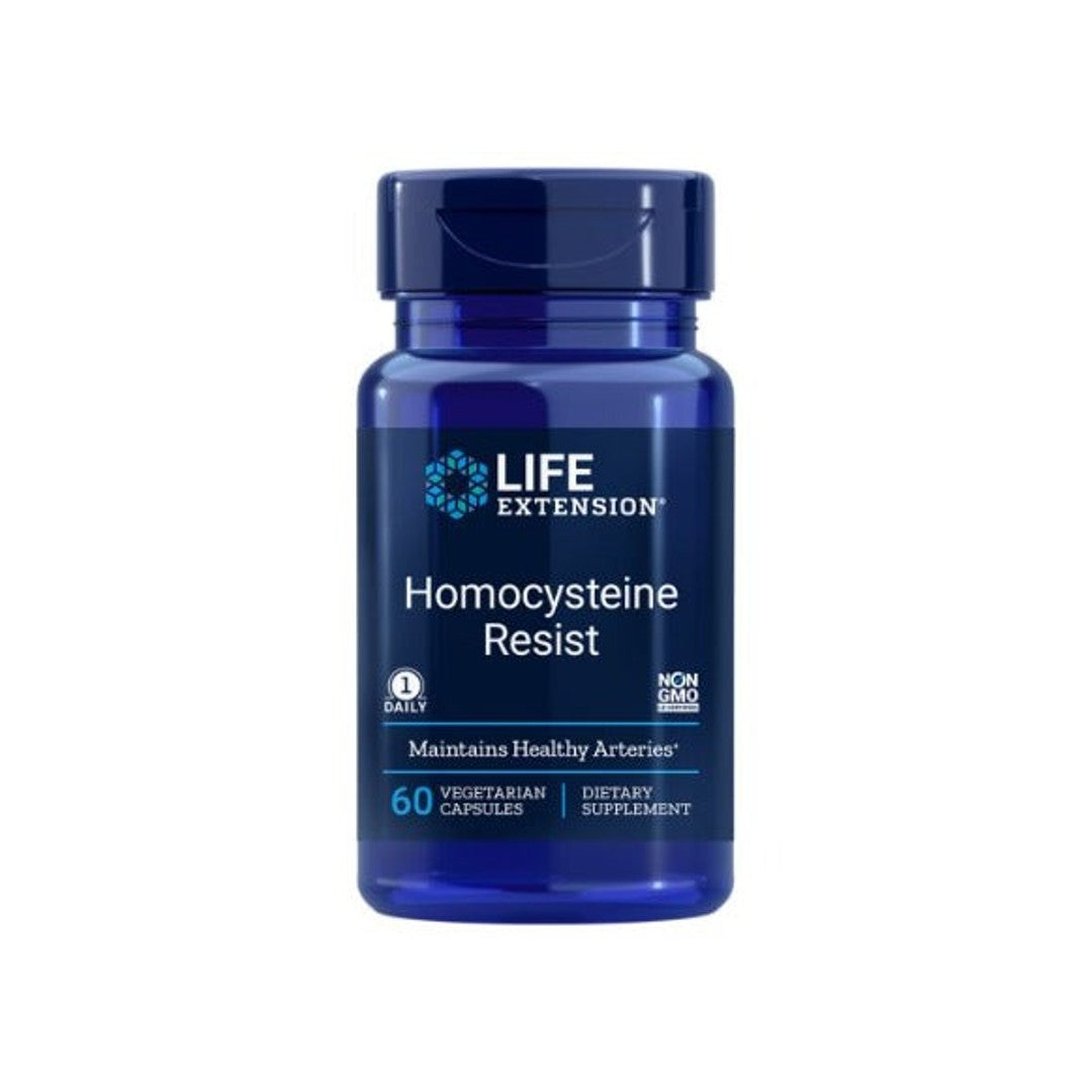 Homocysteine Resist 60 cápsulas vegetais - frente