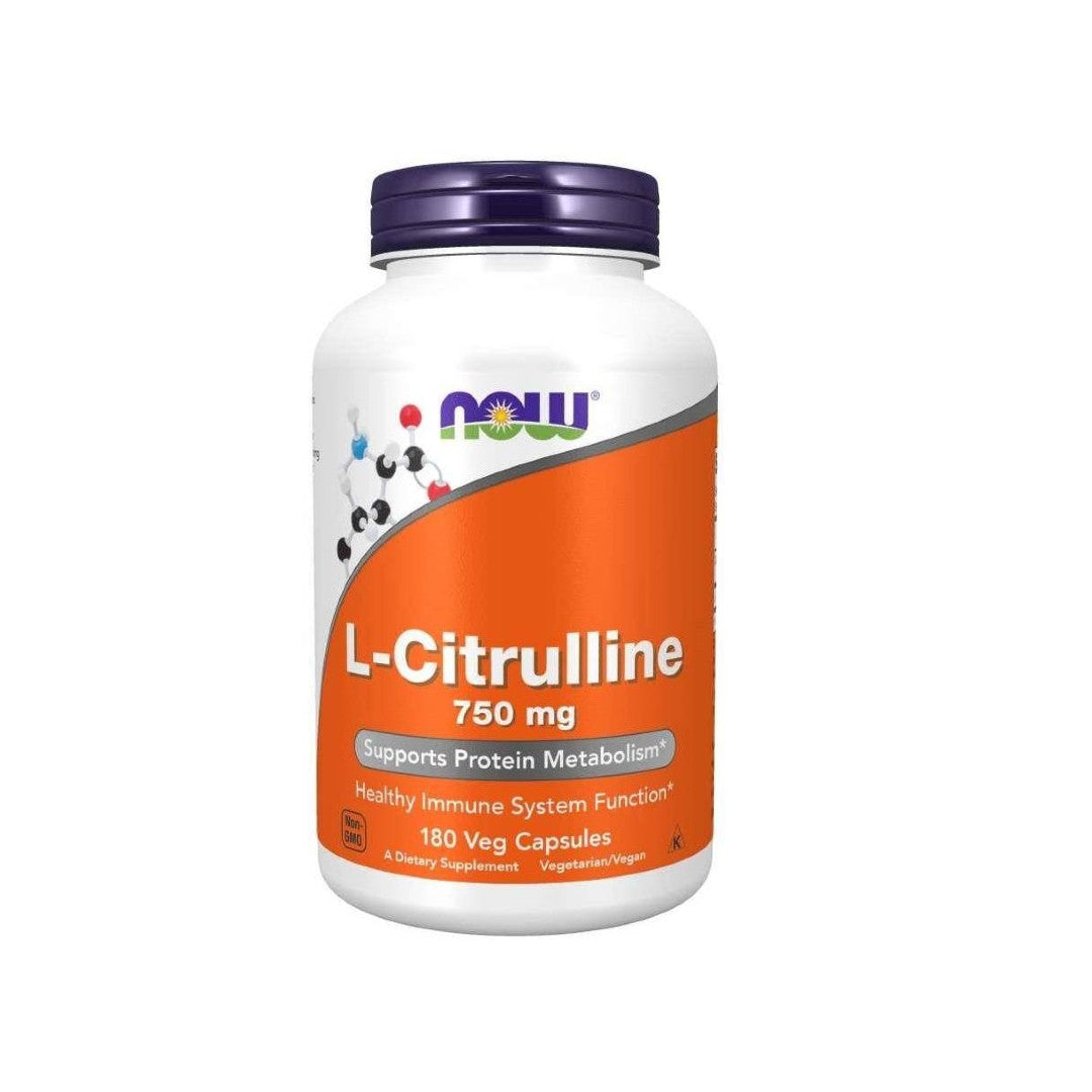 L-Citrulina 750 mg 180 cápsulas vegetais - frente