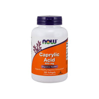 Miniatura de Now Foods Caprylic Acid 600 mg 100 softgel.