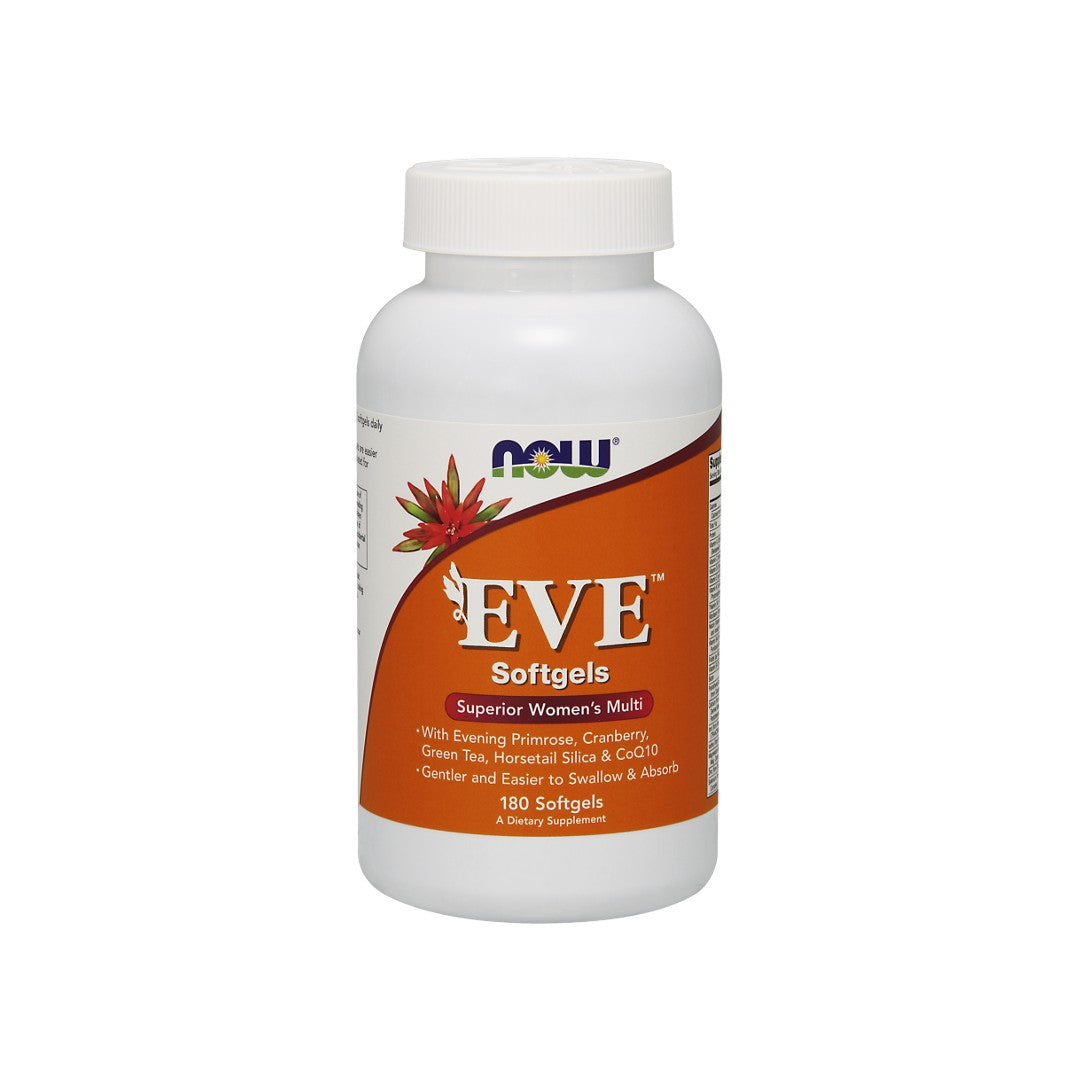 Now Foods EVE Multivitamins & Minerals for Women 180 comprimidos vegetais.