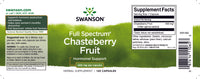 Miniatura de Swanson Chasteberry Fruit - 400 mg 120 cápsulas.