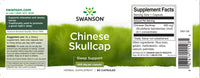 Miniatura de Um rótulo verde e branco para Calota chinesa - 400 mg 90 cápsulas por Swanson.