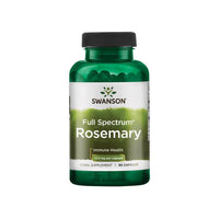 Miniatura de Swanson Rosemary - 400 mg 90 capsules ajuda a combater os radicais livres graças às suas propriedades antioxidantes.