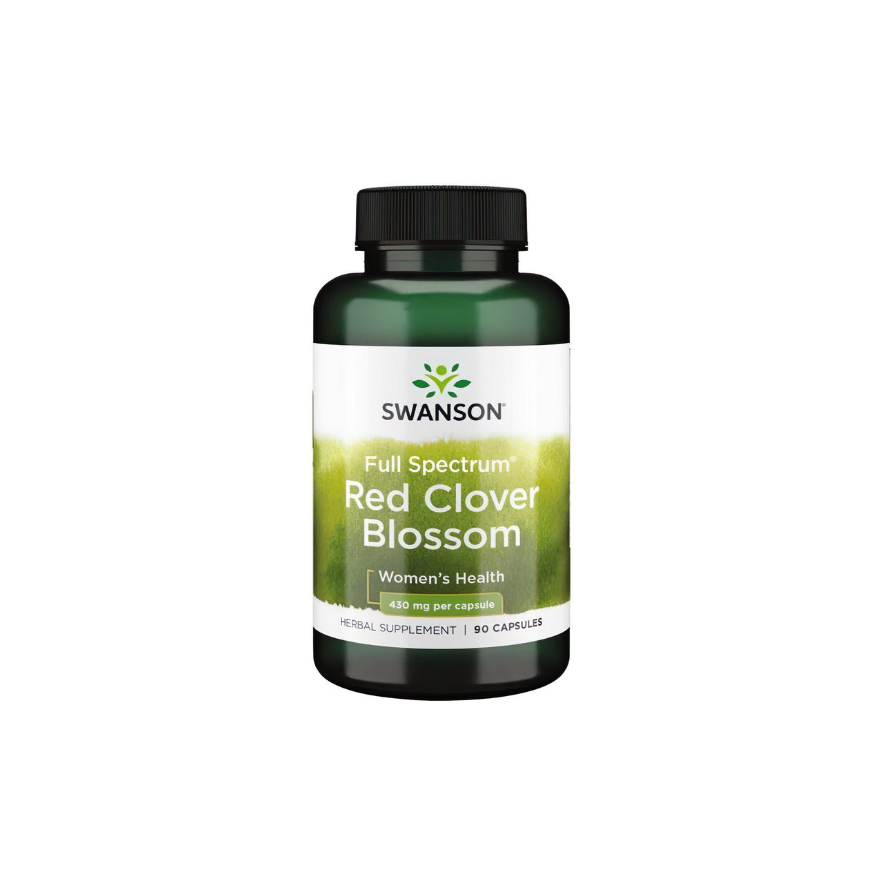 Swanson Red Clover Blossom 430 mg 90 caps é um remédio natural que pode proporcionar alívio durante a menopausa ou o ciclo menstrual.
