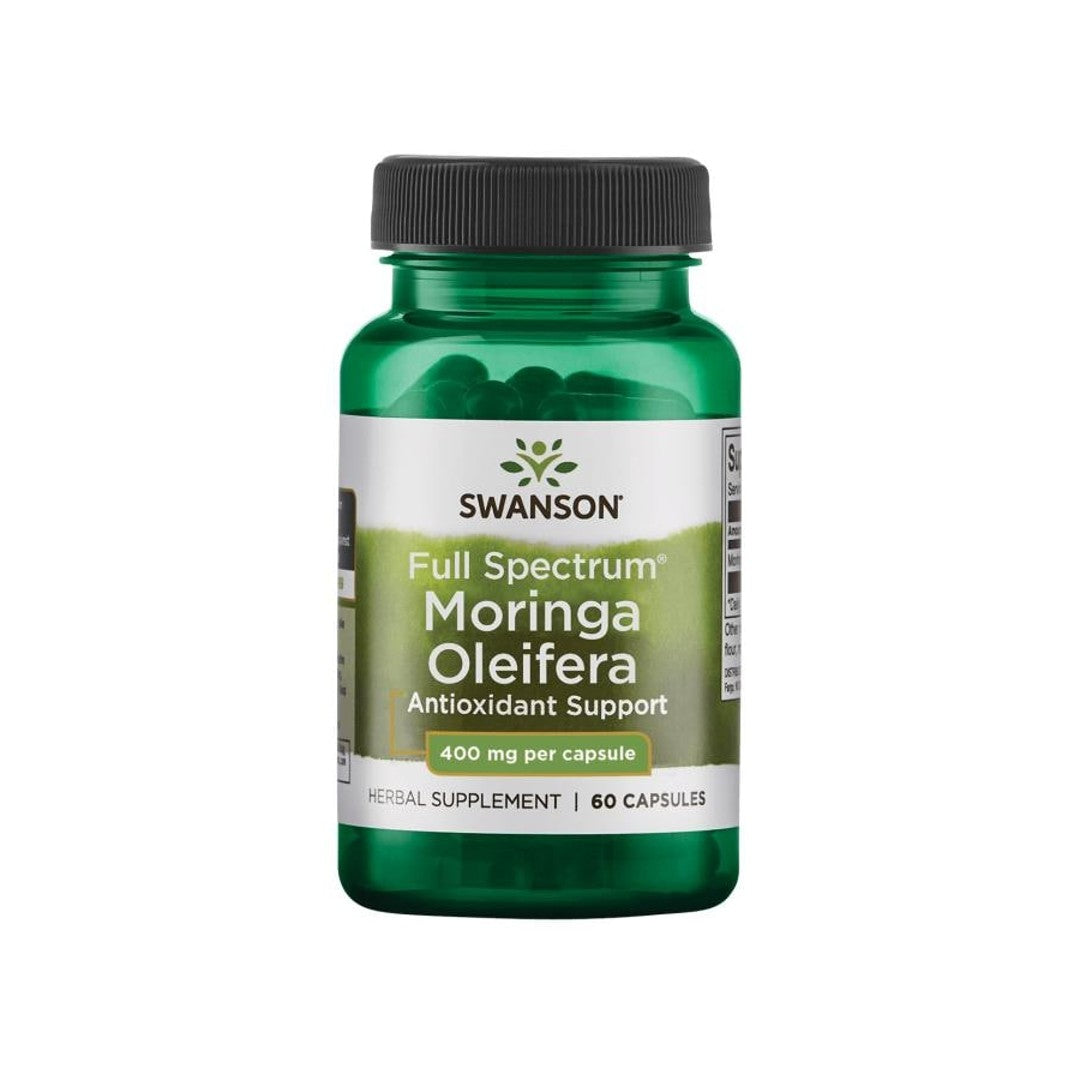 Swanson Moringa Oleifera - 400 mg 60 cápsulas é uma solução poderosa para o stress oxidativo e os danos celulares. Infundido com as propriedades naturais da Moringa Oleifera, este produto oferece-te um apoio abrangente.