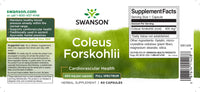 Miniatura de Coleus forskohlii - Swanson Coleus Forskohlii 400 mg 60 cápsulas.