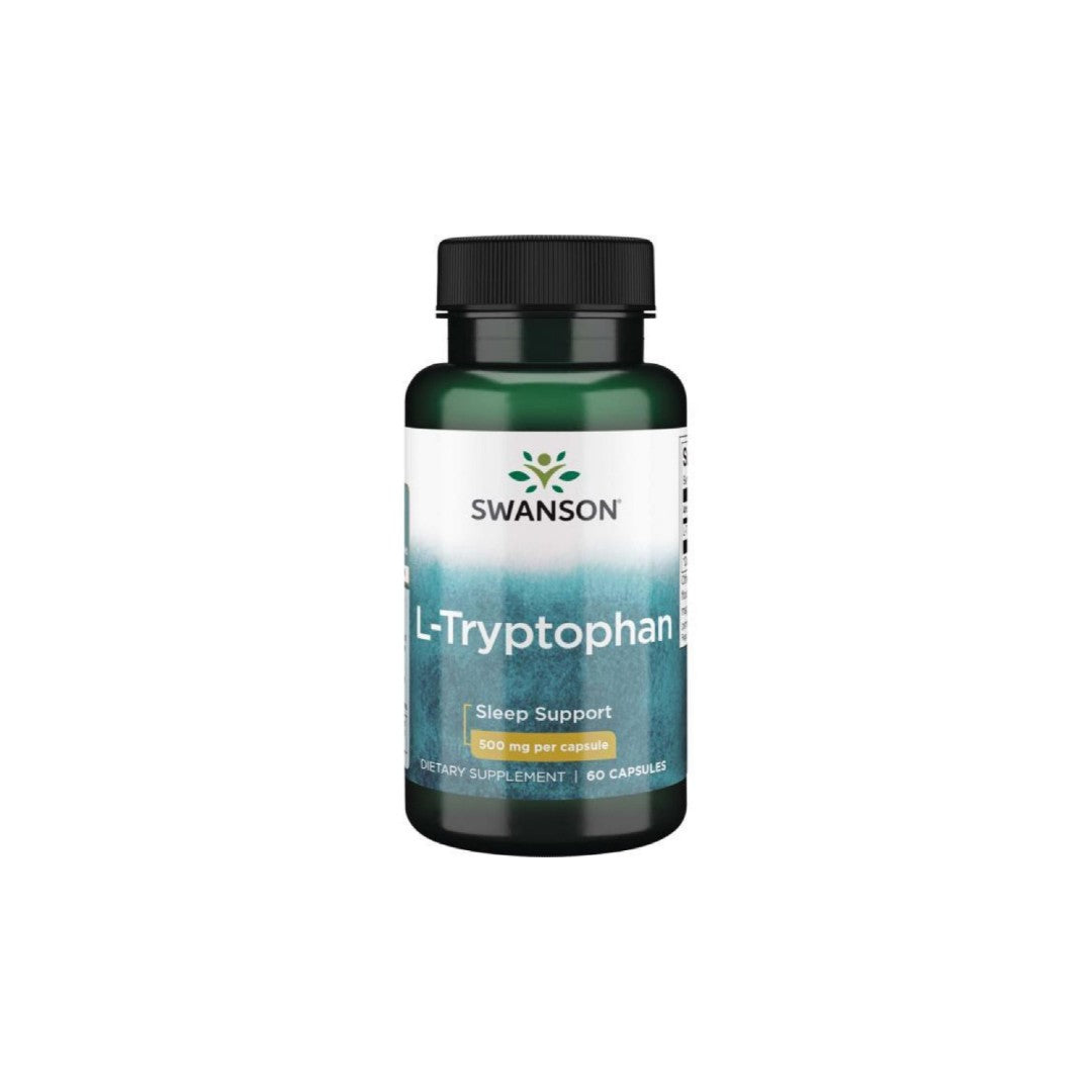 L-Triptofano - 500 mg 60 cápsulas - frente